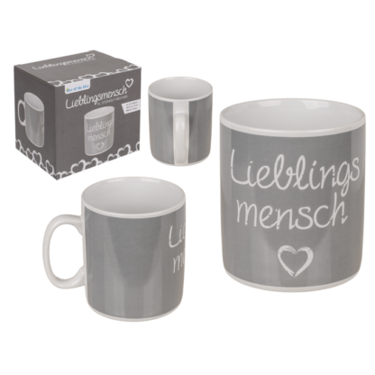 Mug, Lieblingsmensch, ca. 12,5 x 11 cn,