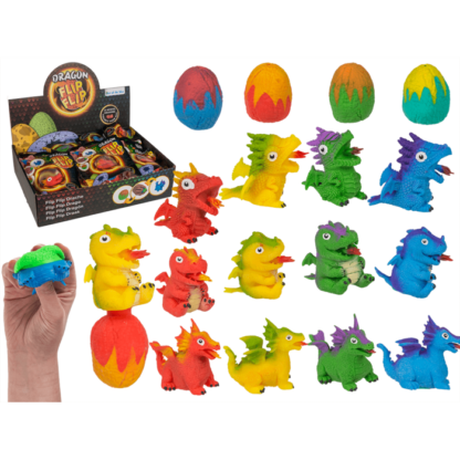 Flip Flip Dragon, approx. 9 cm, each pc in