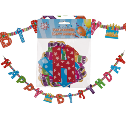 Paper Garland, Happy Birthday,