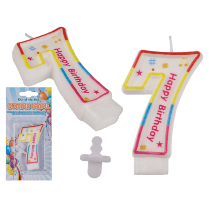 Number candle,