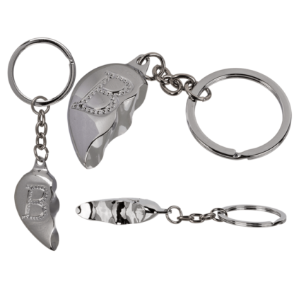 Metal Keychain, Broken Heart,