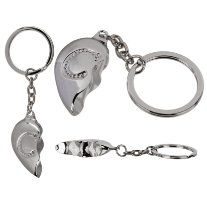 Metal Keychain, Broken Heart,