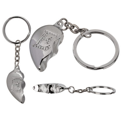 Metal Keychain, Broken Heart,