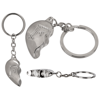 Metal Keychain, Broken Heart,