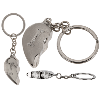 Metal Keychain, Broken Heart,