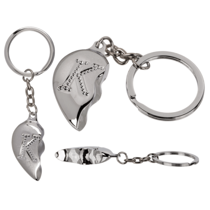 Metal Keychain, Broken Heart,