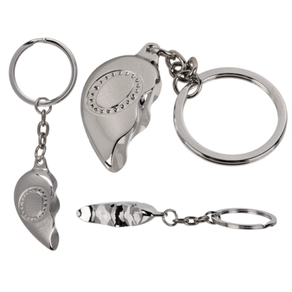 Metal Keychain, Broken Heart,