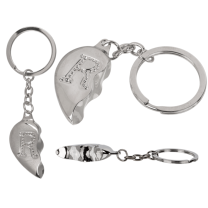 Metal Keychain, Broken Heart,