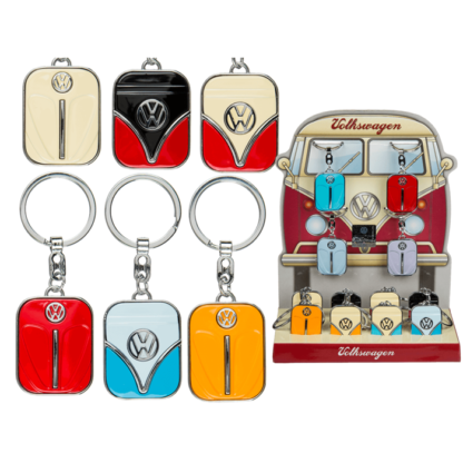 Metal keychain, VW Bus,