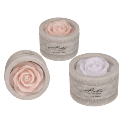 Candle, rose,