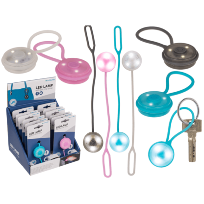 LED Lamp with silicone strap, ca. 8 cm,
