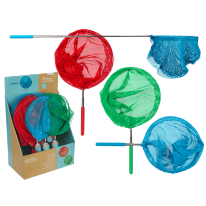 Extendable Hand Net with rubber handle,