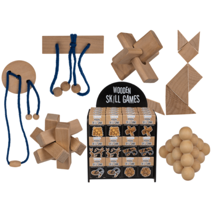 Wooden skill game, Puzzle,