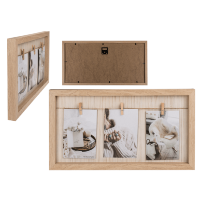 Natural coloured wooden frame, Clothes Line,