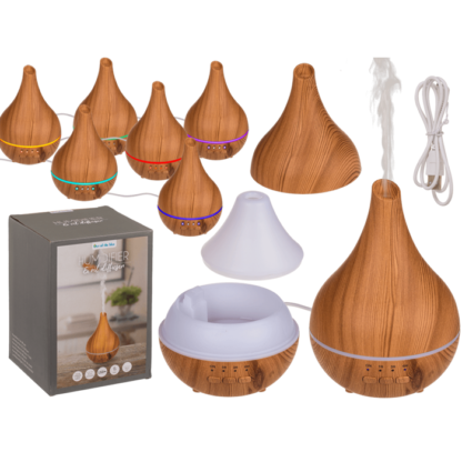 Humidifier/oil diffuser, Wooden Optic II,