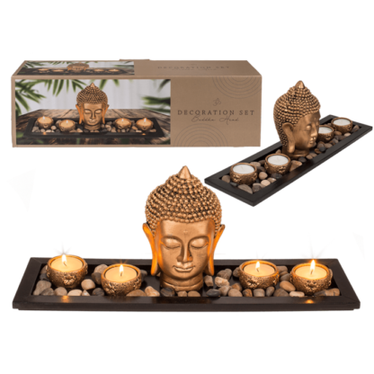 Black, rectangular wood plate,