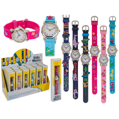 Watch, Kids Watch (incl. battery) 6 ass.,