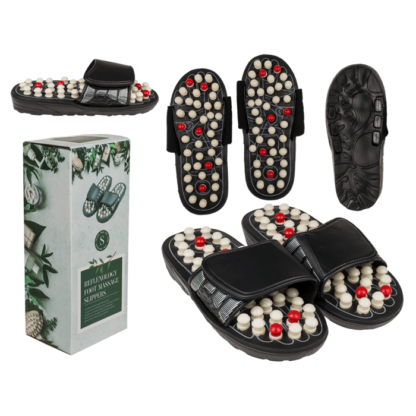 Reflexology Foot Massage Slippers, Size M,