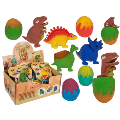 Flip Flip Dinosaurs, approx. 9 cm, each pc in