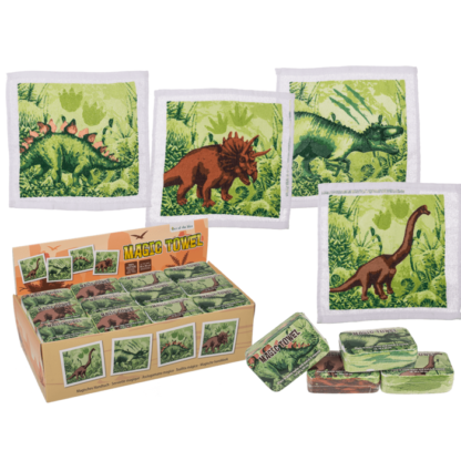 Magic cotton towel, Dinosaur,