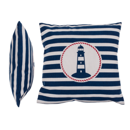 Decoration cushion with lighthouse, Traditional