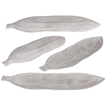 Wooden decoration plate, leaf,