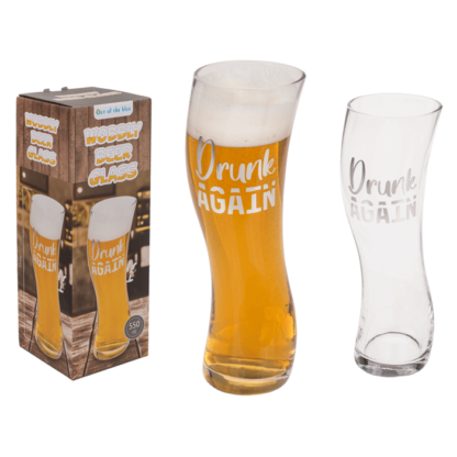 Wobbly beer glass, Drunk Again,
