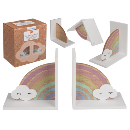 Bookends, Rainbow with cloud,