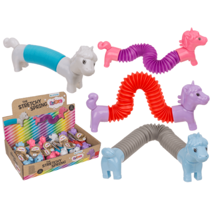 Stretchy Spring Unicorn, approx. 6,5 x 14 cm -