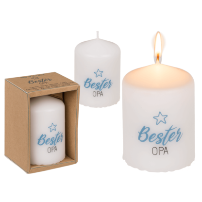 Pillar candle, Bester Opa,