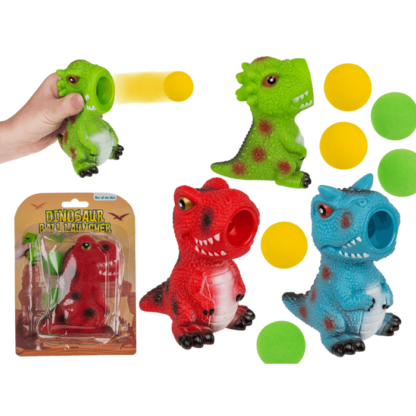 Ball Launcher, Dinosaur, approx. 9 x 12 cm,