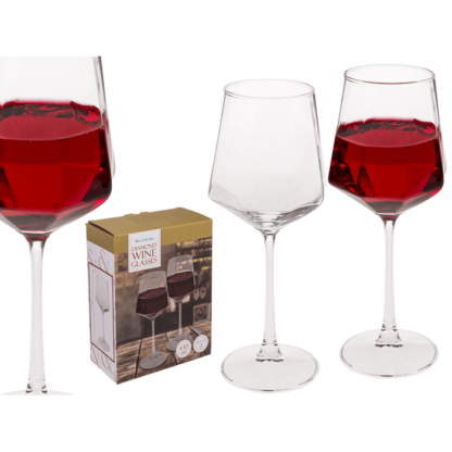 Diamond Wine Glasses,