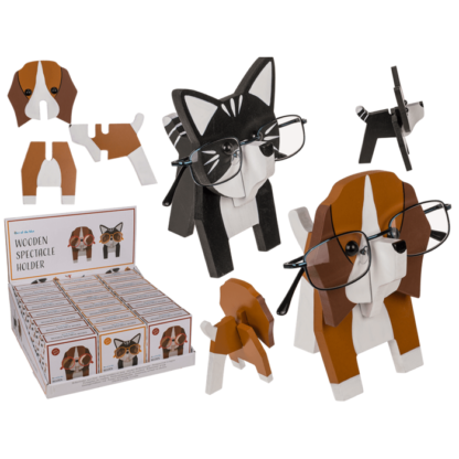 Spectacle holder, Animals, approx. 15 x 10 cm,