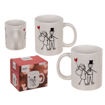 Stoneware Mug,So much in Love, 9 x 8 cm, 300 ml,
