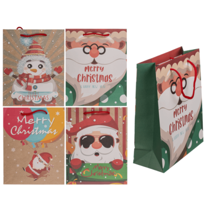 Paper gift bag, Joyful Season,