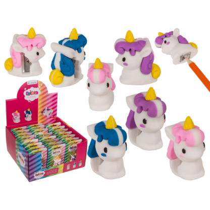 Sharpener, Unicorn, approx. 3,6 x 4,5 cm,