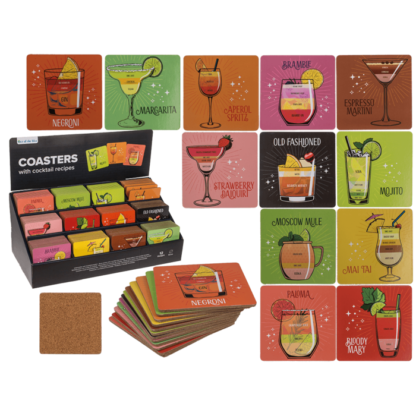 Cork Coaster, Cocktail Recipes,