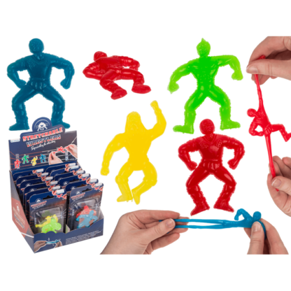 Stretchy Wrestlers, approx. 6 x 7 cm,