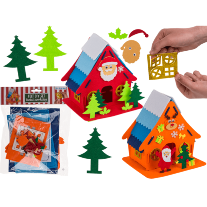 DIY set, Santa's Workshop, craft felt, 2 assorted