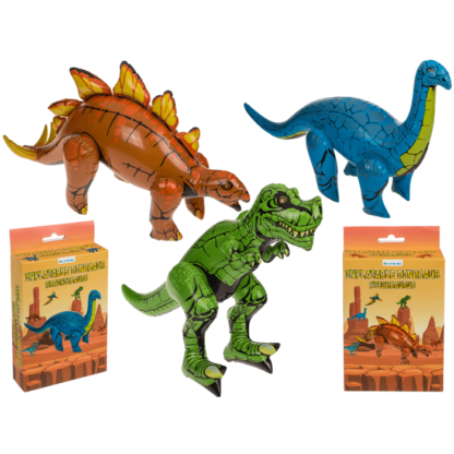 Inflatable dinosaurs, ca. 60 cm,